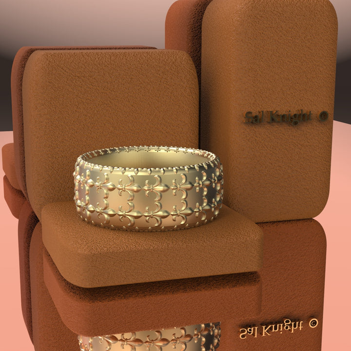 Fleur De Lis 18K Gold