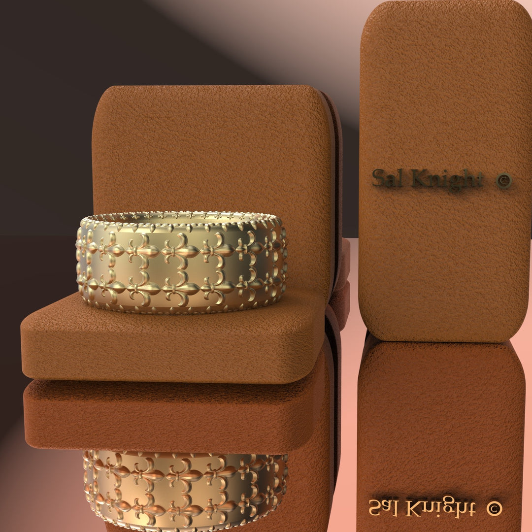 Fleur De Lis 18K Gold