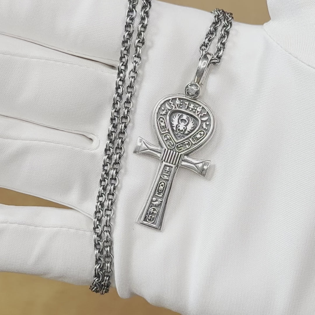 Ankh pendent SS